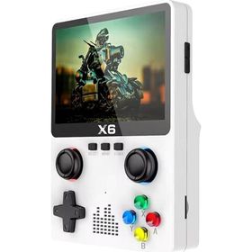 Schitec X6 3.5 inç Ips Ekran Taşınabilir 32GB Beyaz Retro El Oyun Konsolu