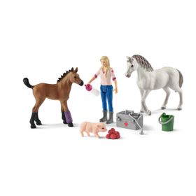 Schleich 42486 Veteriner Kısrak Tay Oyuncak Figürü