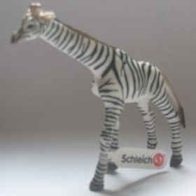 Schleich 82803 Giraffenjunges Zebra Jubilaeumsedition