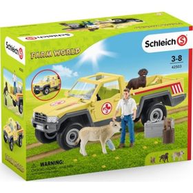 Schleich CFW42503 Farm World Veteriner Çiftlikte Oyun Seti