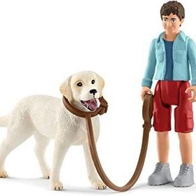 Schleich Labrador ile Yürüyüş Figür Oyuncak
