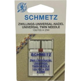 Schmetz 130/705 H ZWI 2.0/80 Ev Tipi Aile Dikiş Makinesi Çiftli Dikiş İğnesi
