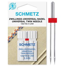 Schmetz 130/705 H ZWI 2.5/80 Ev Tipi Aile Dikiş Makinesi Çiftli Dikiş İğnesi