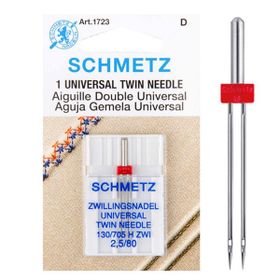 Schmetz 130/705 H ZWI 2.5/80 Ev Tipi Aile Dikiş Makinesi Çiftli Dikiş İğnesi