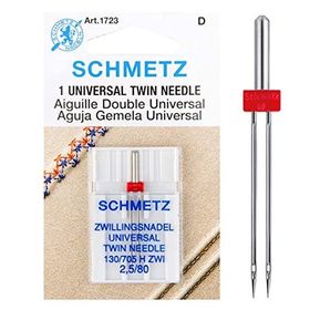Schmetz 130/705 H ZWI 2.5/80 Ev Tipi Aile Dikiş Makinesi Çiftli Dikiş İğnesi