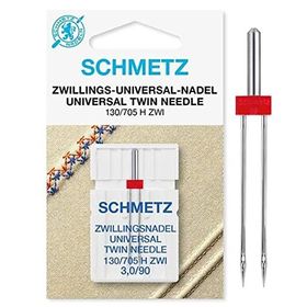 Schmetz 130/705 H ZWI 3.0/90 Ev Tipi Aile Dikiş Makinesi Çiftli Dikiş İğnesi