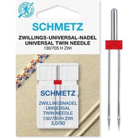 Schmetz 130/705 H ZWI 3.0/90 Ev Tipi Aile Dikiş Makinesi Çiftli Dikiş İğnesi