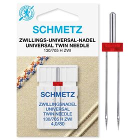 Schmetz 130/705 H ZWI 4.0/80 Ev Tipi Aile Dikiş Makinesi Çiftli Dikiş İğnesi