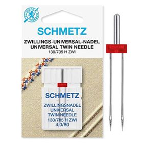 Schmetz 130/705 H ZWI 4.0/80 Ev Tipi Aile Dikiş Makinesi Çiftli Dikiş İğnesi