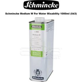 Schmincke 043 1000 ml Medium W For Water Mixability