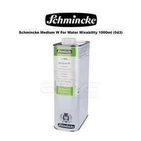 Schmincke 043 1000 ml Medium W For Water Mixability