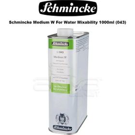 Schmincke 043 1000 ml Medium W For Water Mixability