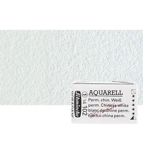 Schmincke 102 Permanent Chin, White Seri 1 Horadam Aquarell 1/1 Tablet Sulu Boya