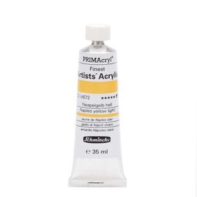 Schmincke 13672 Primacryl Artists 35 ml Seri 2 Naples Yellow Light Akrilik Boya