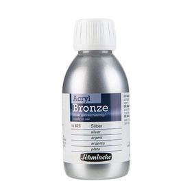 Schmincke 150 ml 825 Silver Acrylic Bronze Metal Akrilik Boya