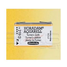 Schmincke 219 Turners Yellow Seri 3 Horadam Aquarell 1/1 Tablet Sulu Boya