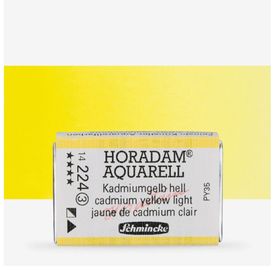 Schmincke 224 Cadmium Yellow Light Seri 3 Horadam Aquarell 1/1 Tablet Sulu Boya
