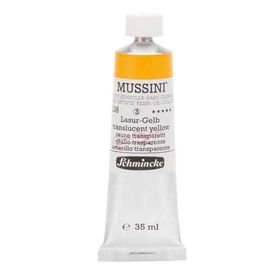 Schmincke 238 Translucent Yellow Mussini Seri 3 35 ml Yağlı Boya