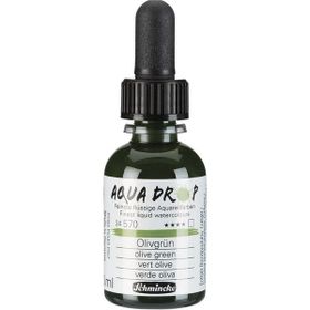 Schmincke 24570 Aqua Drop 30 ML Olive Green Sıvı Sulu Boya