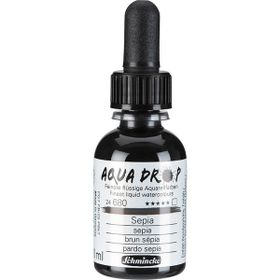 Schmincke 24680 Aqua Drop 30 ML Sepia Sıvı Sulu Boya