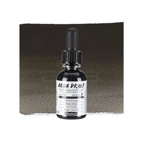 Schmincke 24780 Aqua Drop 30 ml Deep Black Sıvı Sulu Boya