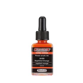 Schmincke 28 ml 826 Naphtol Orange Aero Color Akrilik Mürekkep