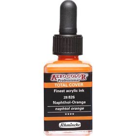 Schmincke 28 ml 826 Naphtol Orange Aero Color Akrilik Mürekkep