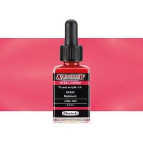 Schmincke 28 ml 833 Ruby Red Aero Color Akrilik Mürekkep