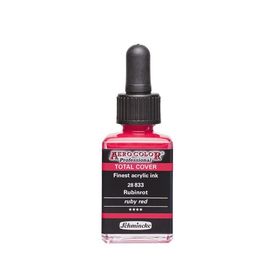 Schmincke 28 ml 833 Ruby Red Aero Color Akrilik Mürekkep