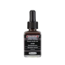 Schmincke 28 ml 869 Vandyke Brown Aero Color Akrilik Mürekkep