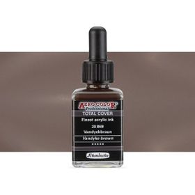 Schmincke 28 ml 869 Vandyke Brown Aero Color Akrilik Mürekkep