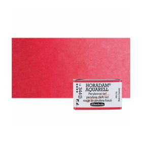 Schmincke 344 Perylene Dark Red Seri 3 Horadam Aquarell 1/1 Tablet Sulu Boya