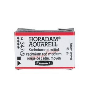 Schmincke 347 Cadmium Red Middle Seri 3 Horadam Aquarell 1/1 Tablet Sulu Boya