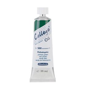 Schmincke 35 ml 500 Phthalo Green College Oil Yağlı Boya