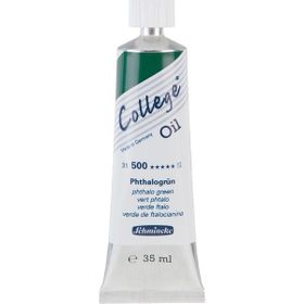 Schmincke 35 ml 500 Phthalo Green College Oil Yağlı Boya