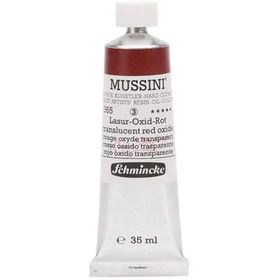 Schmincke 365 Translucent Red Oxide Mussini Seri 3 35 ml Yağlı Boya