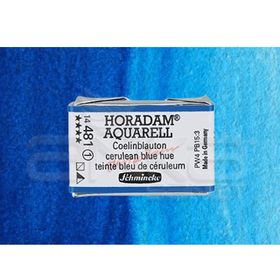 Schmincke 481 Cerulean Blue Tone Seri 1 Horadam Aquarell 1/1 Tablet Sulu Boya