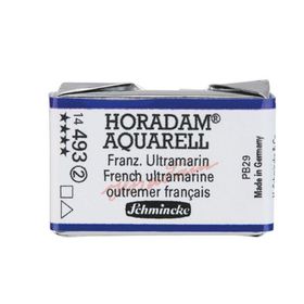 Schmincke 493 French Ultramarine Seri 2 Horadam Aquarell 1/1 Tablet Sulu Boya