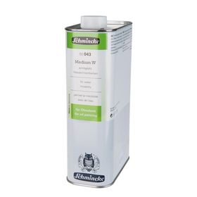Schmincke 50043 Medium W 1000 ml Yağlı Boyayı Su Bazlıya Çevirme Medyumu