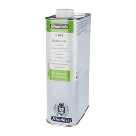 Schmincke 50043 Medium W 1000 ml Yağlı Boyayı Su Bazlıya Çevirme Medyumu