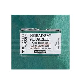 Schmincke 533 Cobalt Green Dark Seri 4 Horadam Aquarell 1/1 Tablet Sulu Boya