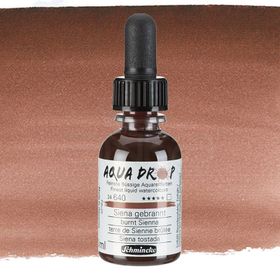 Schmincke 640 Burnt Sienna Aqua Drop 30 ml Sıvı Sulu Boya
