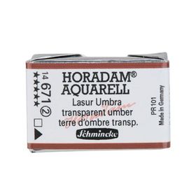 Schmincke 671 Transparent Umber Seri 2 Horadam Aquarell 1/1 Tablet Sulu Boya