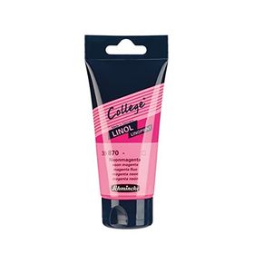 Schmincke 870 College 75 ml Neon Magenta Linol Boya