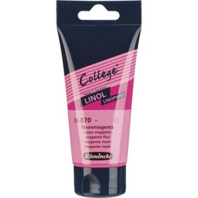 Schmincke 870 College 75 ml Neon Magenta Linol Boya