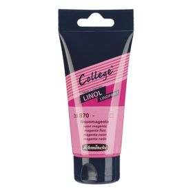 Schmincke 870 College 75 ml Neon Magenta Linol Boya