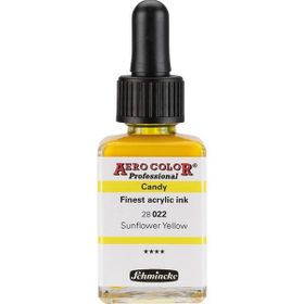Schmincke Aero Color 022 Sunflower Yellow 28 ml Akrilik Mürekkep