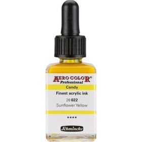 Schmincke Aero Color 022 Sunflower Yellow 28 ml Akrilik Mürekkep