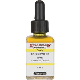 Schmincke Aero Color 022 Sunflower Yellow 28 ml Akrilik Mürekkep
