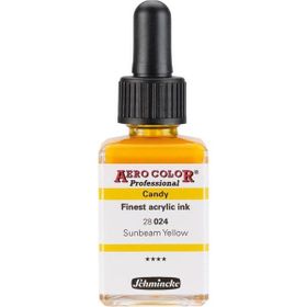 Schmincke Aero Color 024 Sunbeam Yellow 28 ml Akrilik Mürekkep